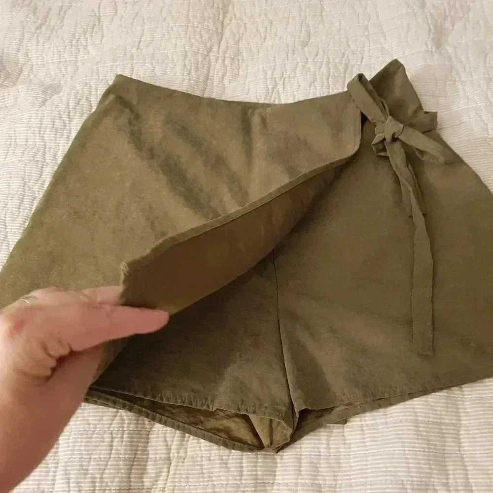 Olive green skort